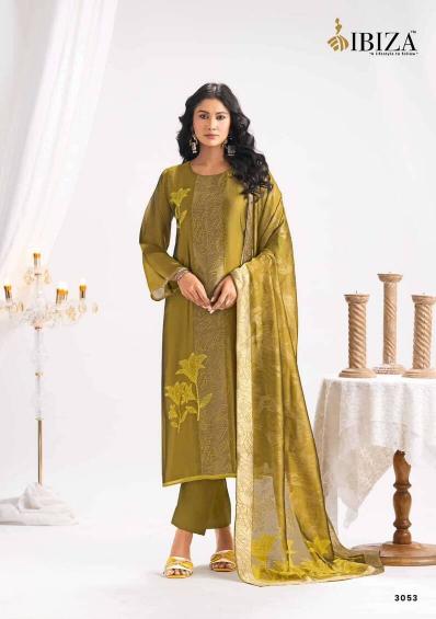 Ibiza safina silk  dress material wholesale